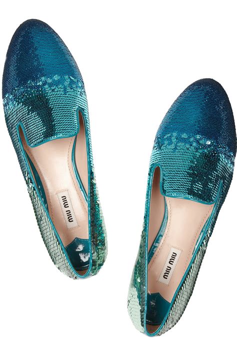 miu miu sequin shoes|miumiu shoes women.